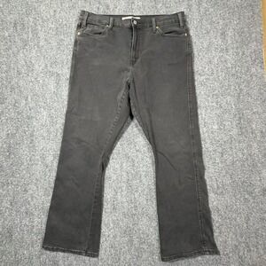 Signature by Levi Strauss Heritage High-Rise Kick Boot Jeans Black Size 14 W32